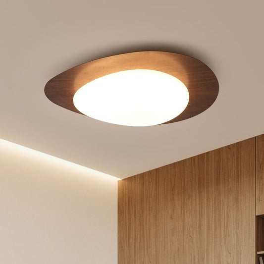 MOCHIKA Nordic Wooden Soft-Glow Ceiling Lamp