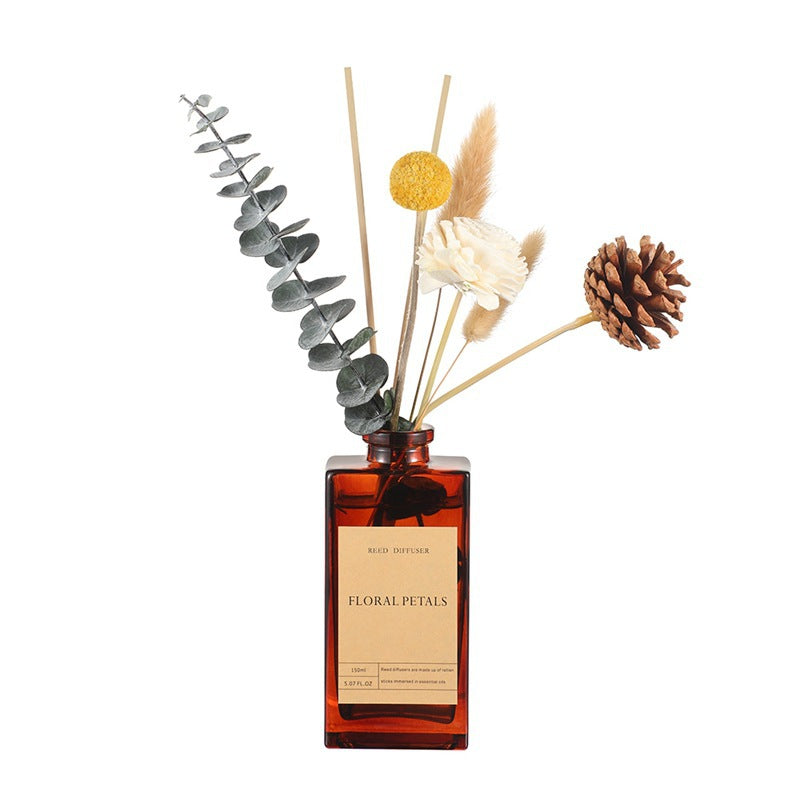 Vintage Dried Flower Reed Diffuser Essential Oil