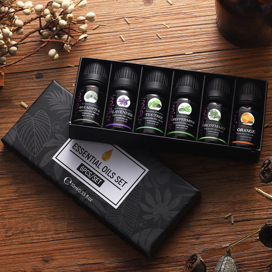 Natural Aroma Essential Oil Set (6-Piece)