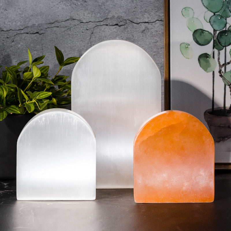 MOCHIKA Natural Ore Marble Bookends