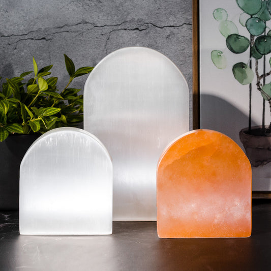 MOCHIKA Natural Ore Marble Bookends