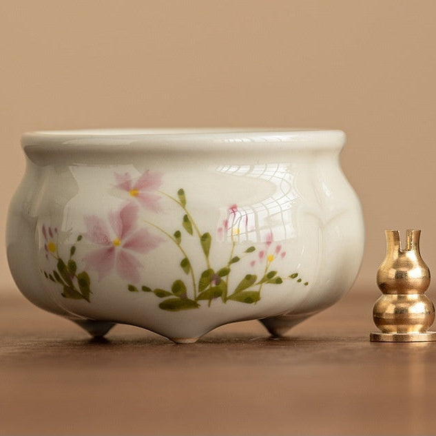 MOCHIKA Vintage Ceramic Incense Pot