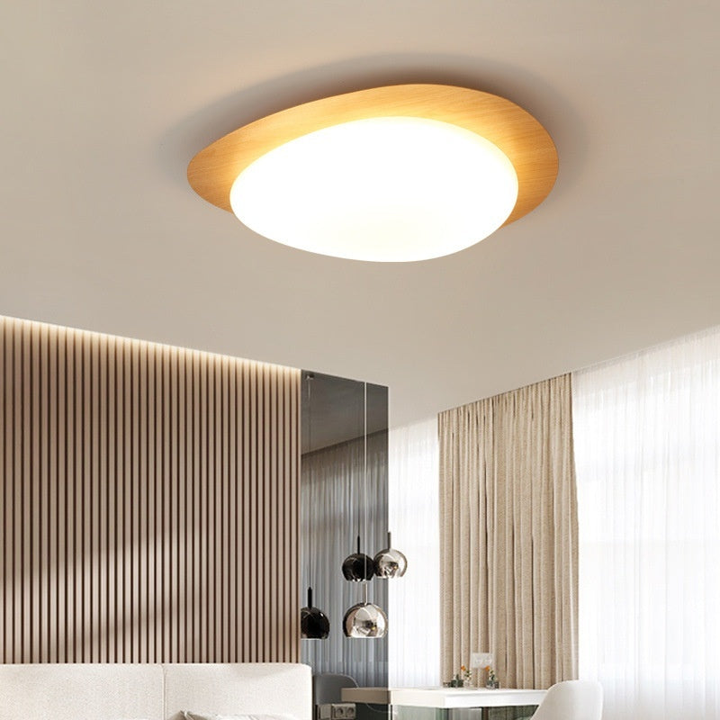 MOCHIKA Nordic Wooden Soft-Glow Ceiling Lamp