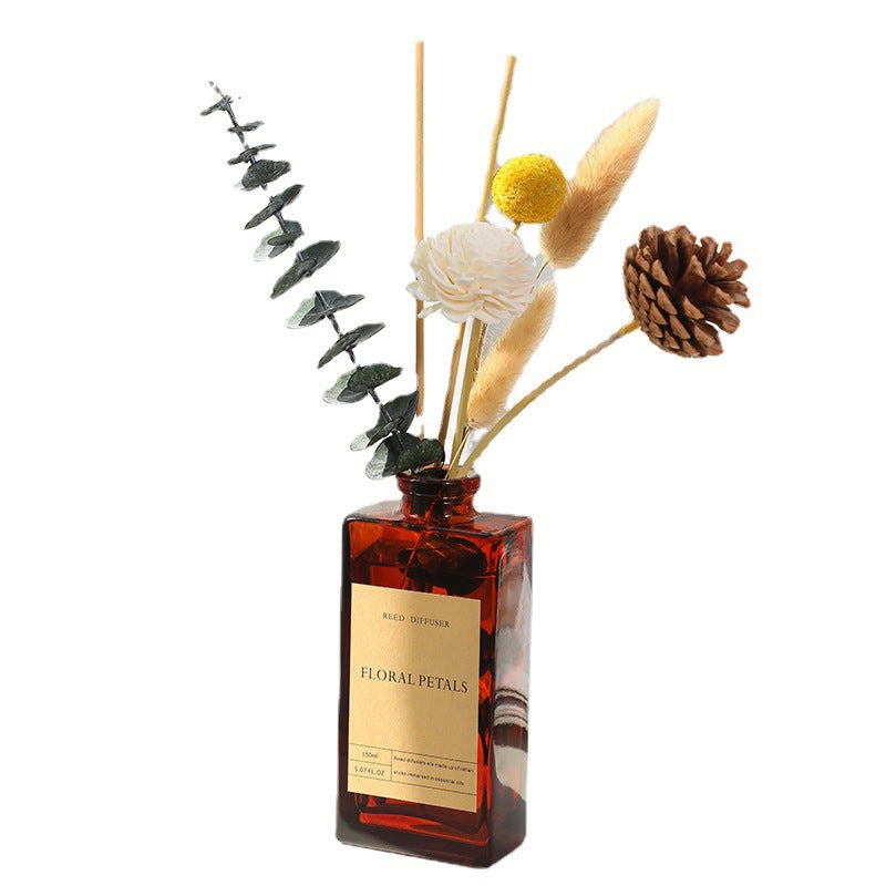 Vintage Dried Flower Reed Diffuser Essential Oil