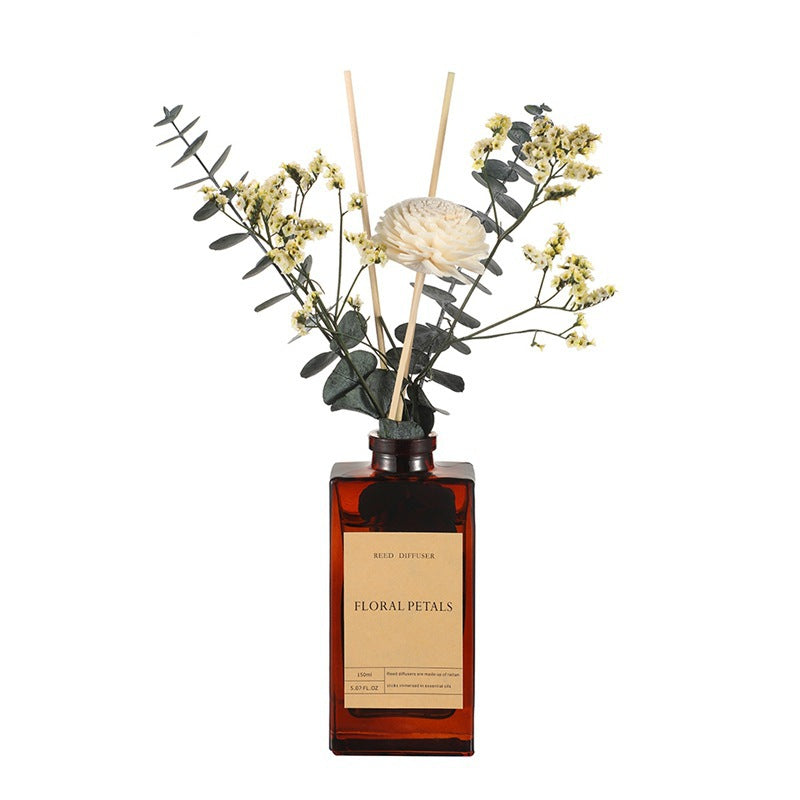 Vintage Dried Flower Reed Diffuser Essential Oil